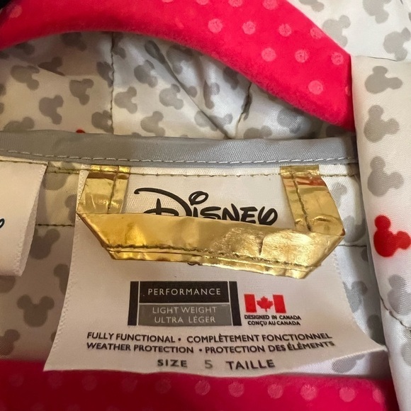 𝅺DISNEY Puffer Jacket in Gold Size 5 T - Picture 2 of 3